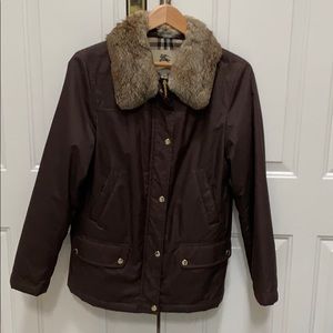 Burberry Fur Lined Jacket